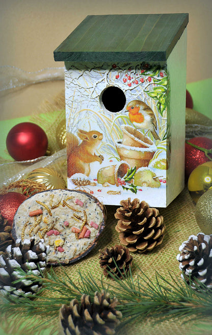 “Robin & Red Squirrel”  GIFT SET